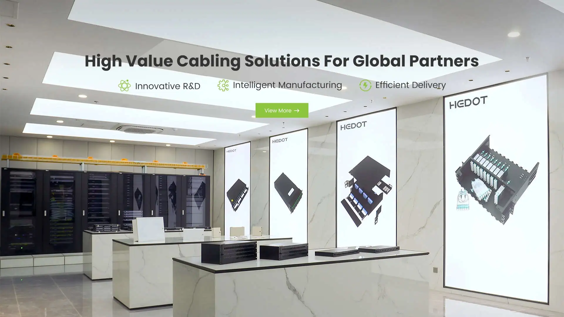 Solutions innovantes de centre de données de valeur pour les partenaires mondiaux